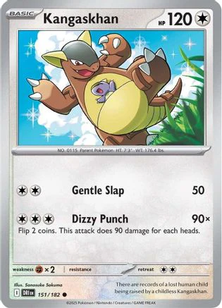 Kangaskhan 151/182 - Common - Reverse Holofoil