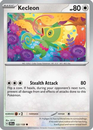 Kecleon 122/159 - Common - Reverse Holofoil