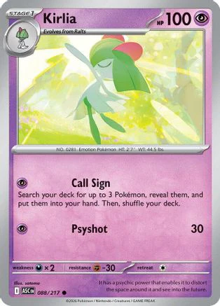 Kirlia (088) - ME Ascended Heroes Reverse Holofoil