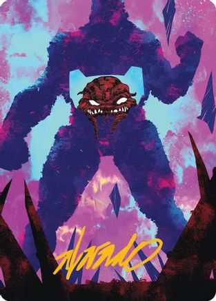 Krang, Utrom Warlord Art Card (ASTMT-021) - Art Series: Teenage Mutant Ninja Turtles - Image 2