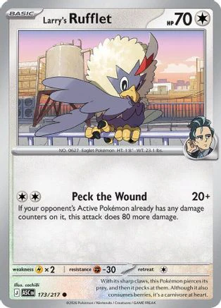 Larry's Rufflet (173) - ME Ascended Heroes Reverse Holofoil