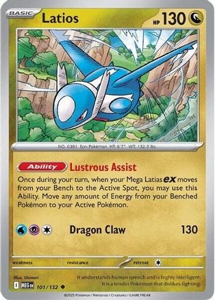 Latios 101 - Uncommon - Reverse Holofoil