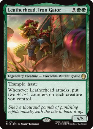 Leatherhead, Iron Gator (TMC-030) - Teenage Mutant Ninja Turtles