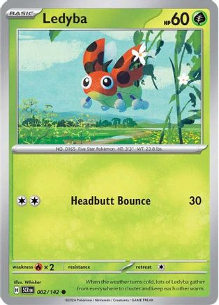 Ledyba 002/142 - Common - Reverse Holofoil