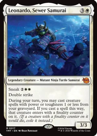 Leonardo, Sewer Samurai (TMT-017) - Teenage Mutant Ninja Turtles