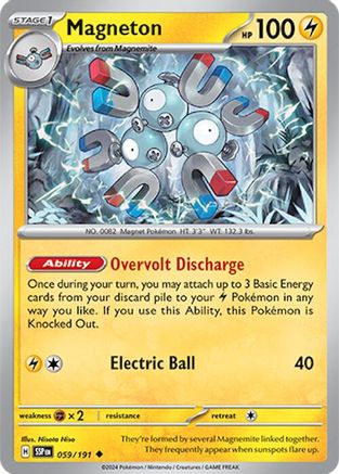 Magneton 059/191 - Uncommon - Reverse Holofoil