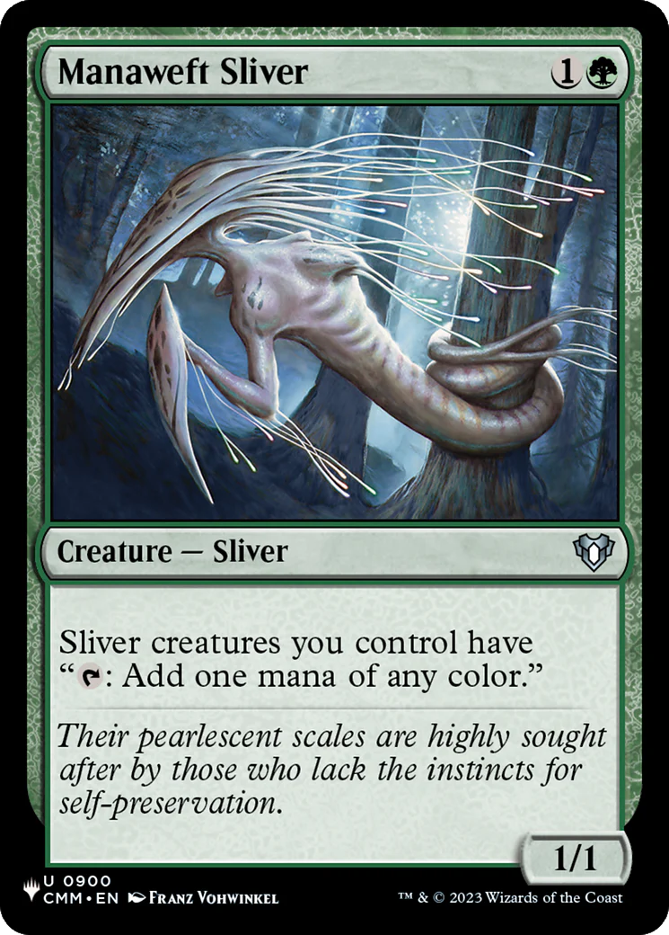 Manaweft Sliver (CMM) (LIST-900) - The List Reprints
