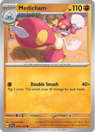 Medicham 079/142 - Common - Reverse Holofoil