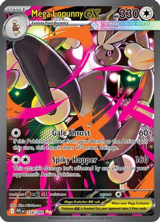 Mega Lopunny ex 128/094 - Special Illustration Rare - Holofoil