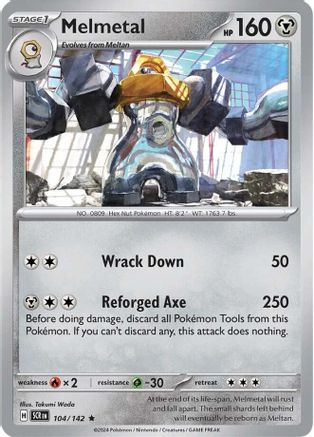 Melmetal 104/142 - Rare - Reverse Holofoil