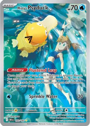 Misty's Psyduck 193/182 - Illustration Rare - Holofoil