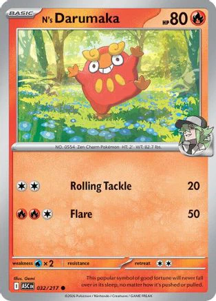 N's Darumaka (032) - ME Ascended Heroes