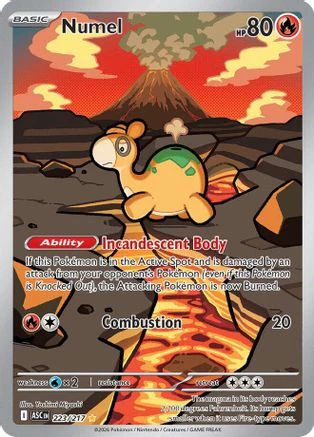 Numel (223/217) - ME Ascended Heroes Holofoil