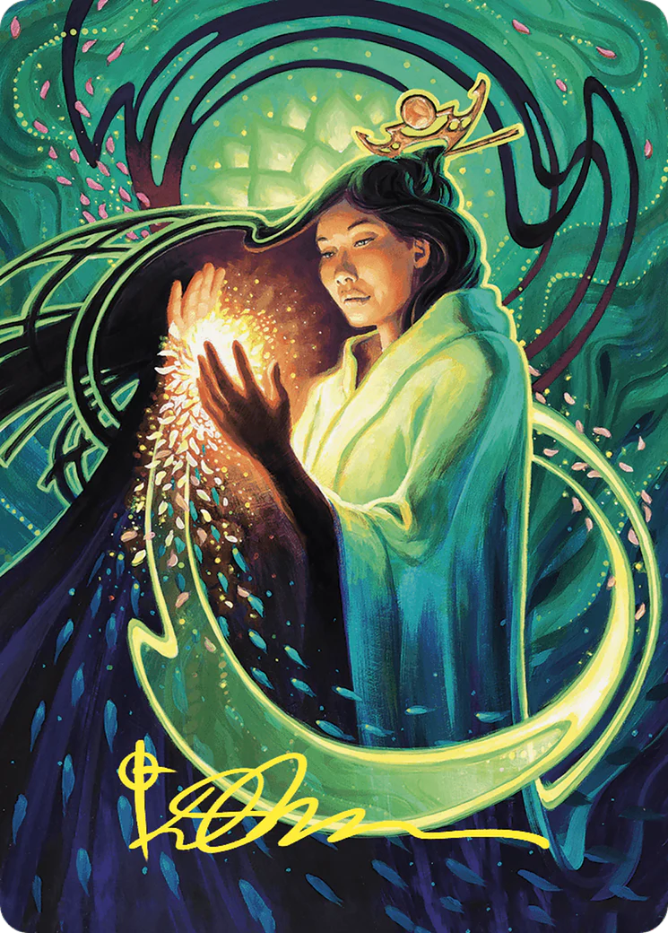 Obscuring Haze Art Card (Gold-Stamped Signature) (ASCMM-069) - Commander Masters Art Series (Borderless) - Image 3