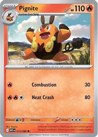 Pignite 012/086 - Common - Reverse Holofoil