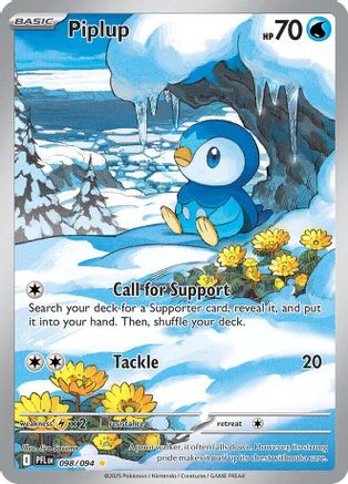 Piplup 098/094 - Illustration Rare - Holofoil