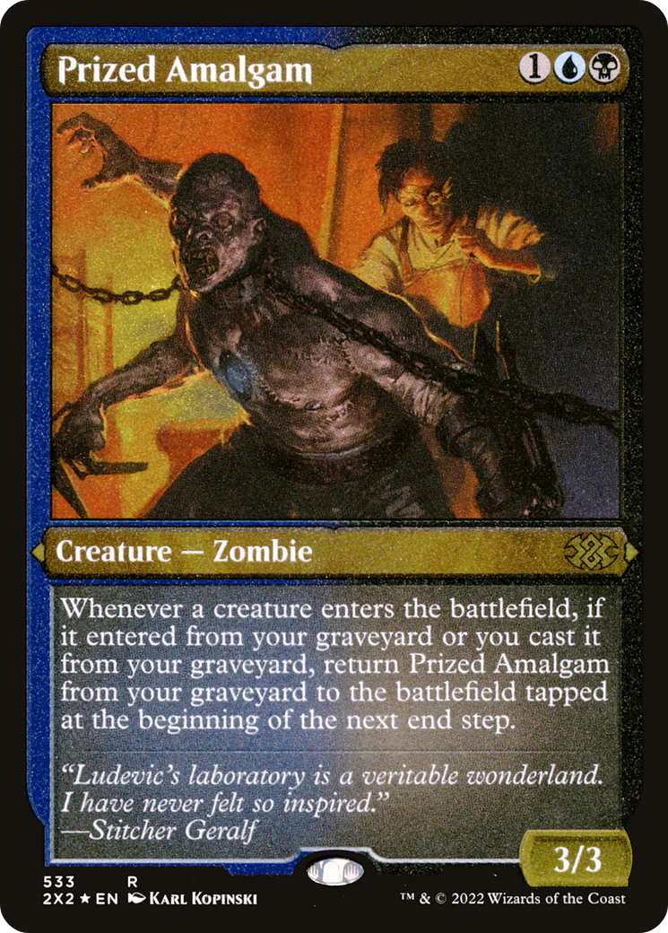Prized Amalgam (Foil Etched) (2X2-533) - Double Masters 2022 Foil