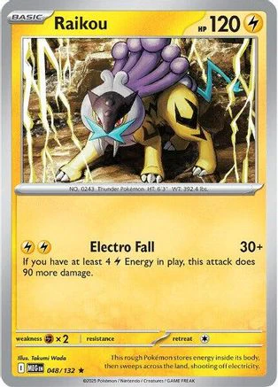 Raikou 048 - Rare - Holofoil