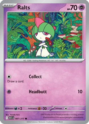 Ralts (087) - ME Ascended Heroes Reverse Holofoil