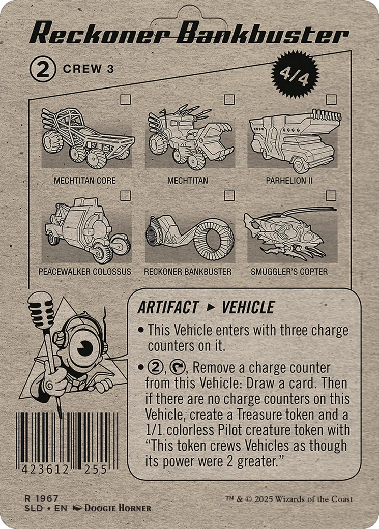 Reckoner Bankbuster // Reckoner Bankbuster (SLD-1967) - Secret Lair Drop (Borderless) Foil - Image 3