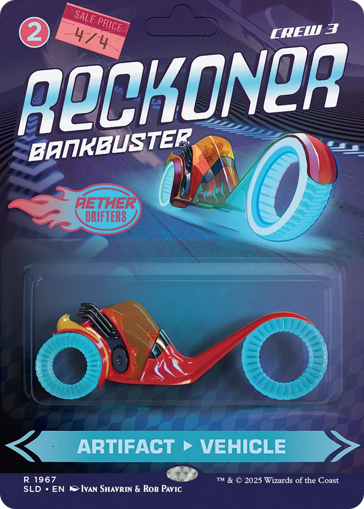 Reckoner Bankbuster // Reckoner Bankbuster (SLD-1967) - Secret Lair Drop (Borderless) Foil - Image 4