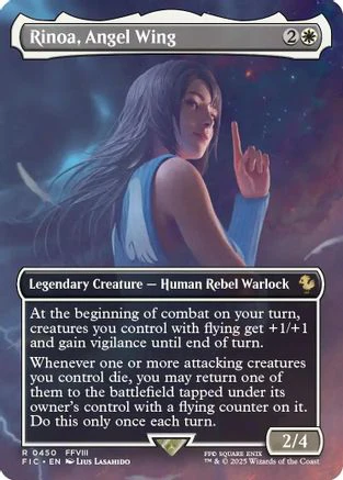 Rinoa, Angel Wing (Borderless) (FIC-450) - Commander: FINAL FANTASY