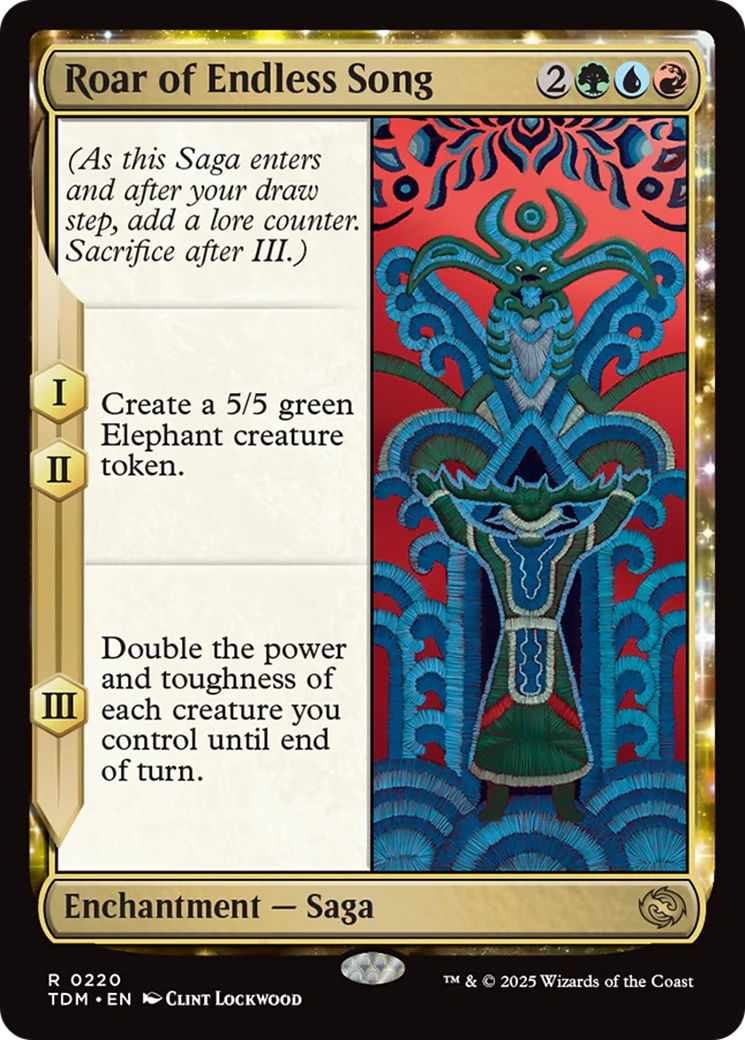 Roar of Endless Song (TDM-220) - Tarkir: Dragonstorm