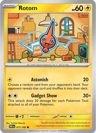 Rotom 077/182 - Common - Reverse Holofoil