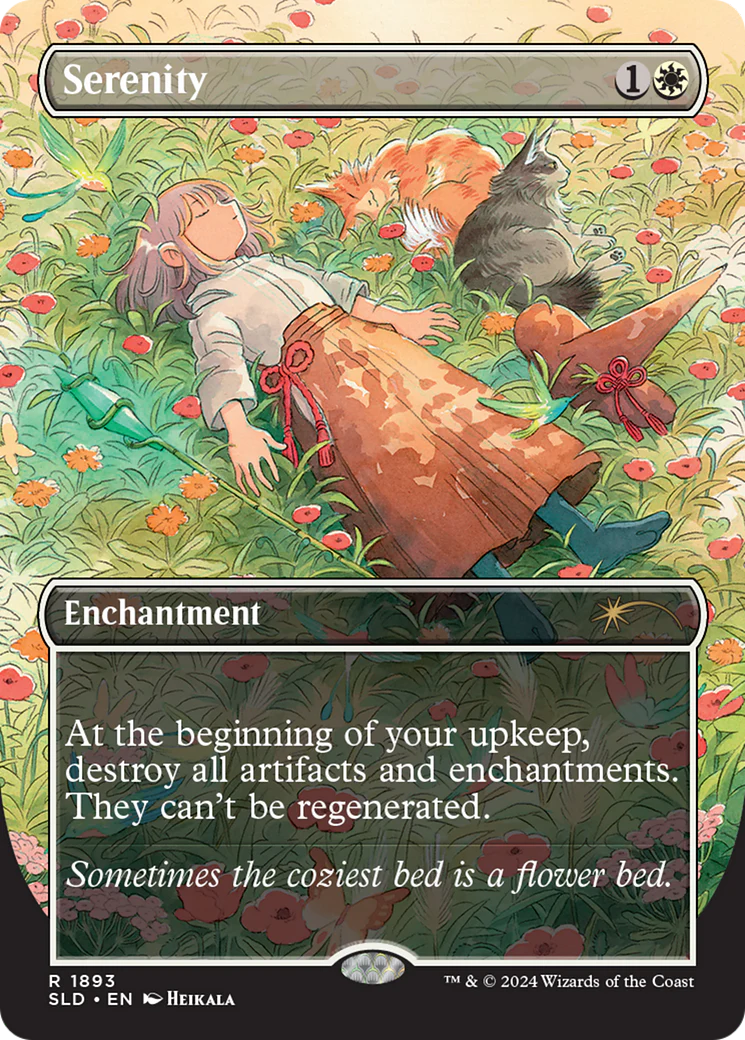 Serenity (SLD-1893) - Secret Lair Drop (Borderless) Foil