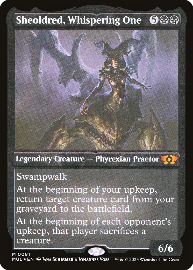 Sheoldred, Whispering One (MUL-081) - Multiverse Legends Foil