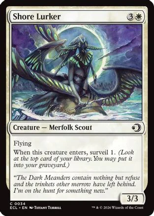 Shore Lurker (ECL-034) - Lorwyn Eclipsed Foil