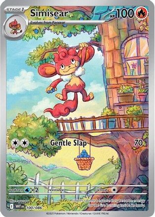 Simisear 100/086 - Illustration Rare - Holofoil