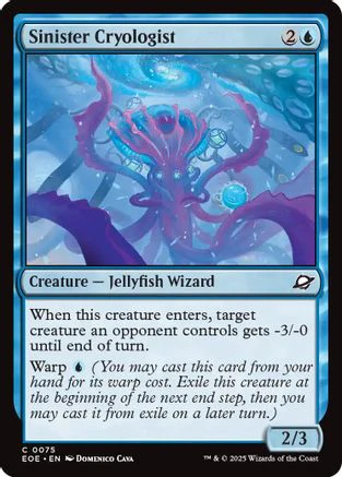 Sinister Cryologist (EOE-075) - Edge of Eternities Foil