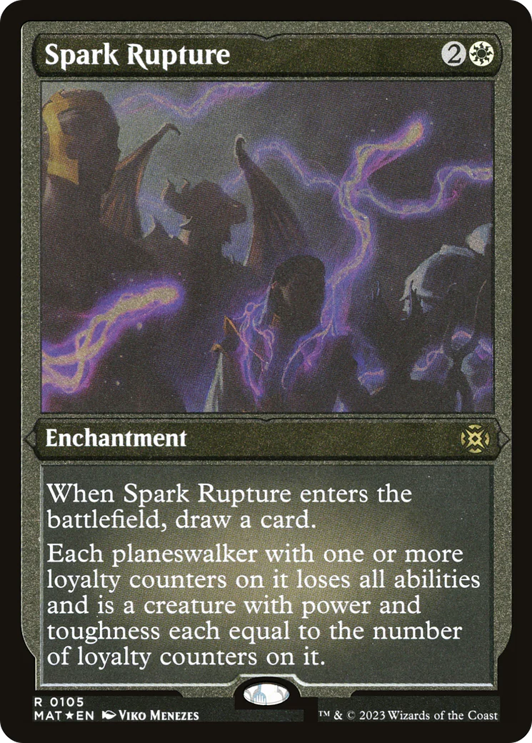 Spark Rupture (MAT-105) - March of the Machine: The Aftermath Etched Foil