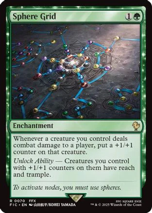 Sphere Grid (Surge Foil) (FIC-070) - Commander: FINAL FANTASY Foil