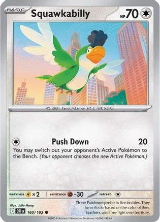 Squawkabilly 160 - Common - Reverse Holofoil