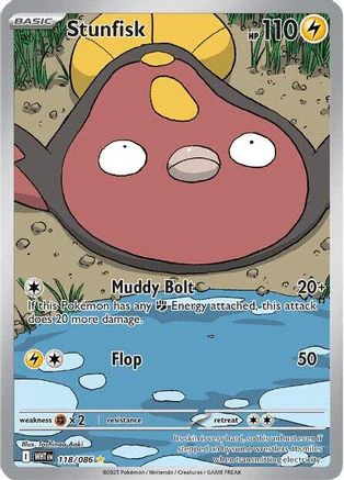 Stunfisk 118/086 - Illustration Rare - Holofoil