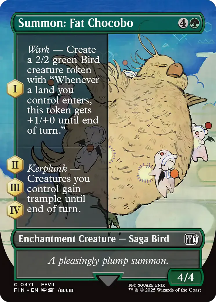 Summon: Fat Chocobo (Borderless) (FIN-371) - FINAL FANTASY