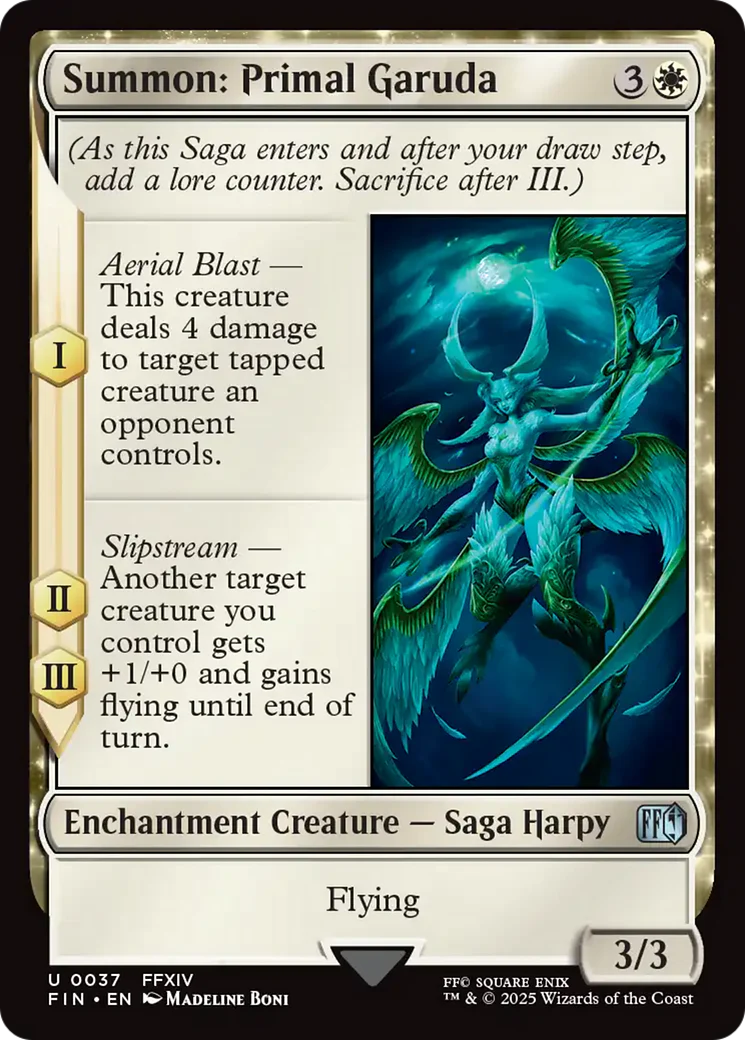 Summon: Primal Garuda (FIN-037) - FINAL FANTASY