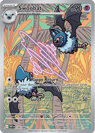 Swoobat 120/086 - Illustration Rare - Holofoil