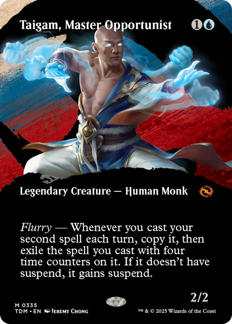 Taigam, Master Opportunist (Borderless) (TDM-335) - Tarkir: Dragonstorm
