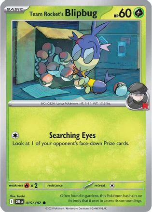 Team Rocket's Blipbug 015 - Common - Reverse Holofoil