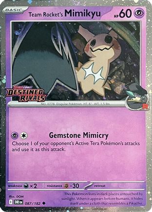 Team Rocket's Mimikyu (Prerelease) 087 - Uncommon - Holofoil