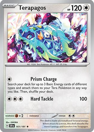 Terapagos 161/191 - Rare - Reverse Holofoil
