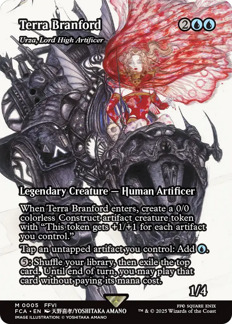 Terra Branford - Urza, Lord High Artificer (Showcase) (FCA-005) - FINAL FANTASY: Through the Ages
