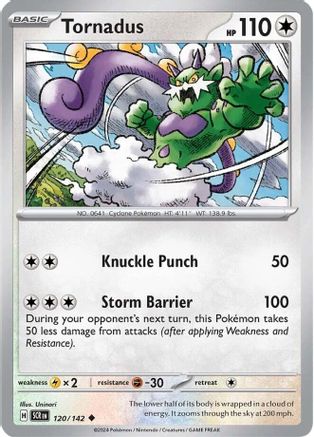 Tornadus 120/142 - Uncommon - Reverse Holofoil