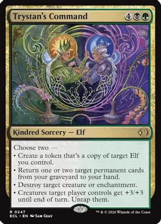 Trystan's Command (ECL-247) - Lorwyn Eclipsed