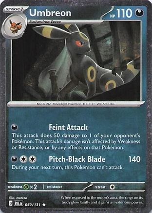 Umbreon 059 - Rare - Holofoil