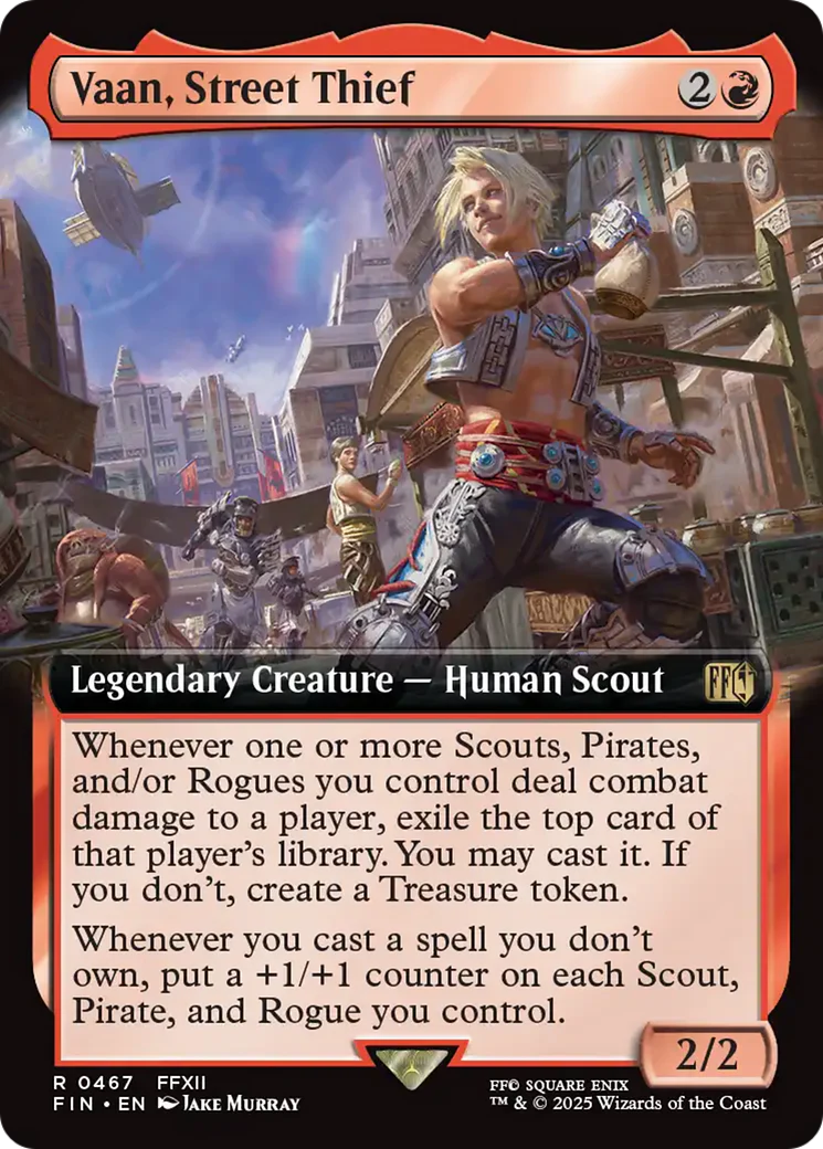 Vaan, Street Thief (Extended Art) (FIN-467) - FINAL FANTASY Foil