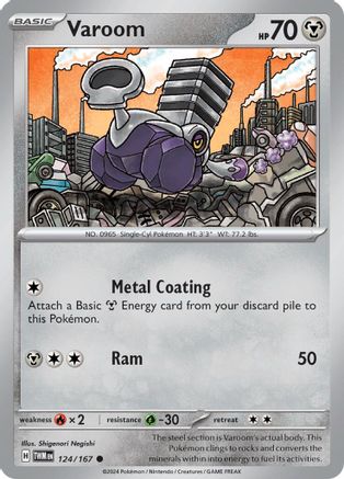 Varoom 124/167 - Common - Reverse Holofoil